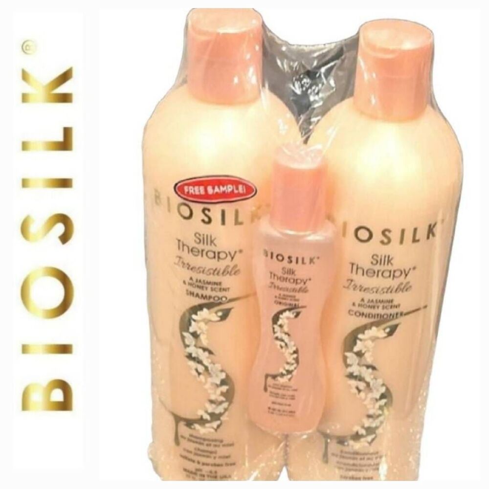 BiosilkSilk Therapy Irresistible Value Size Shampoo, Conditioner,‎ & Serum Set